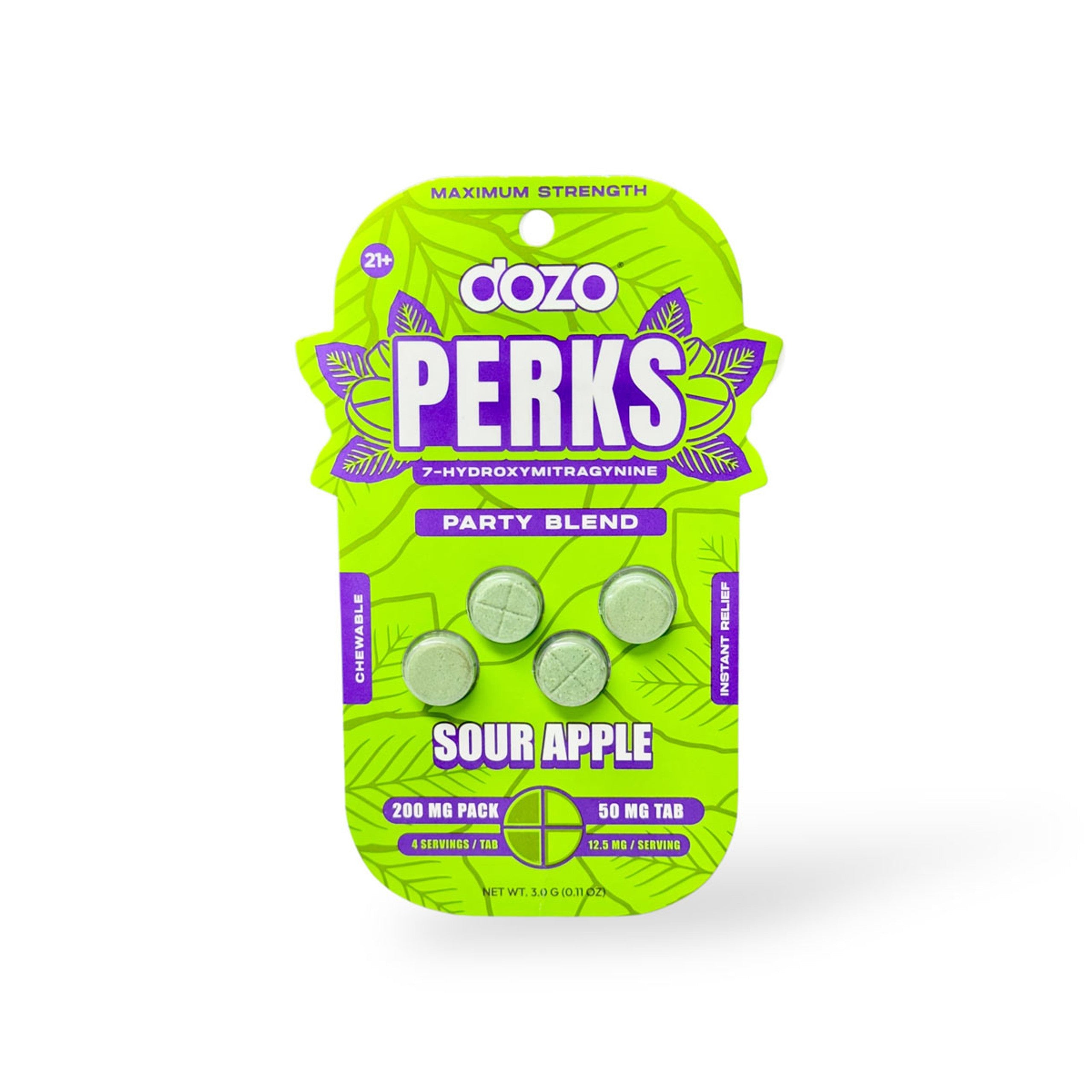 Dozo PERKS 7-Hydroxy Tablets Euphoria Blend 200mg