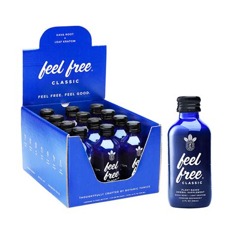 Feel Free Classic – Kava Kratom Tonic (2 fl oz)