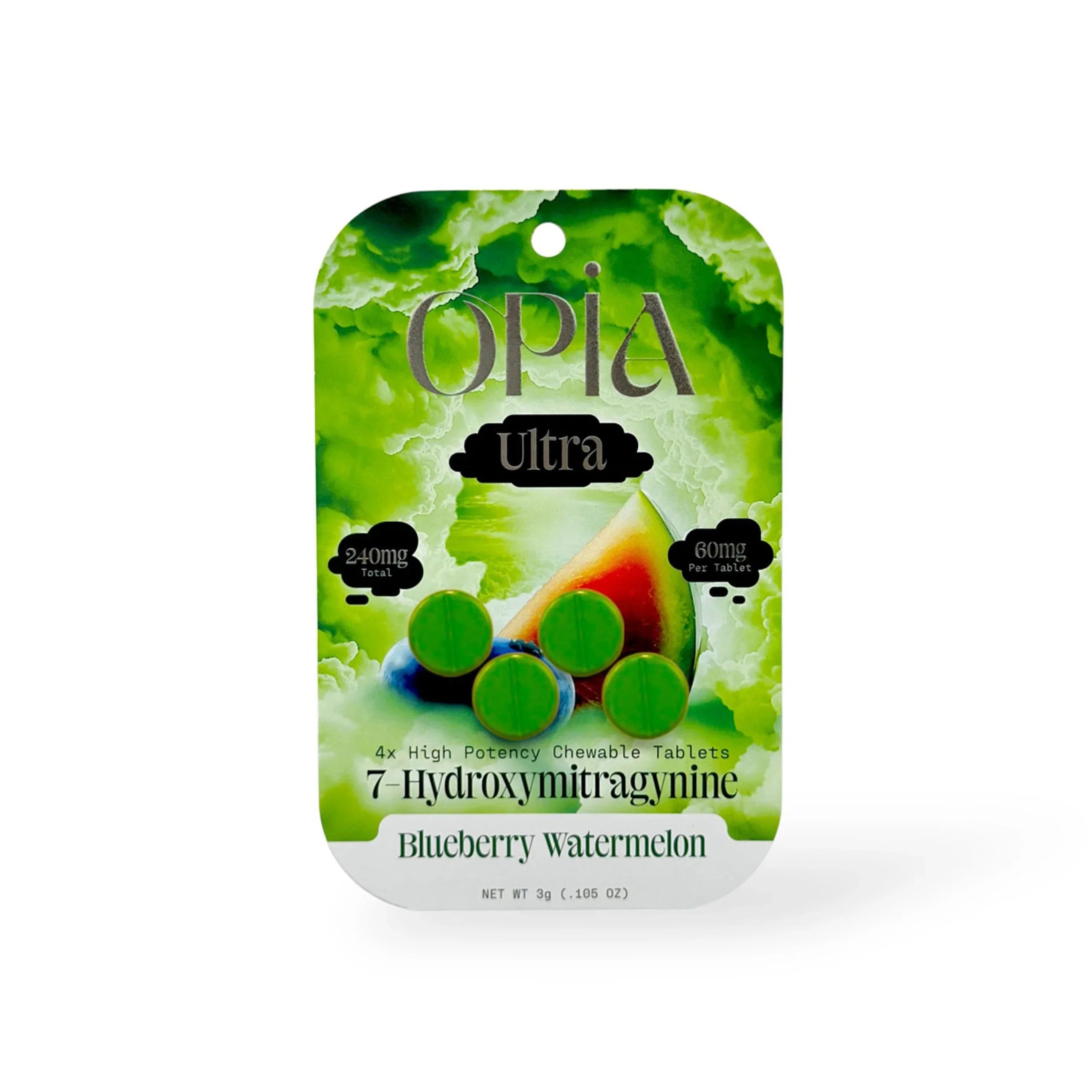 Opia 7-OH Kratom Tablets 240mg 4pk - Coastal Kratom Co