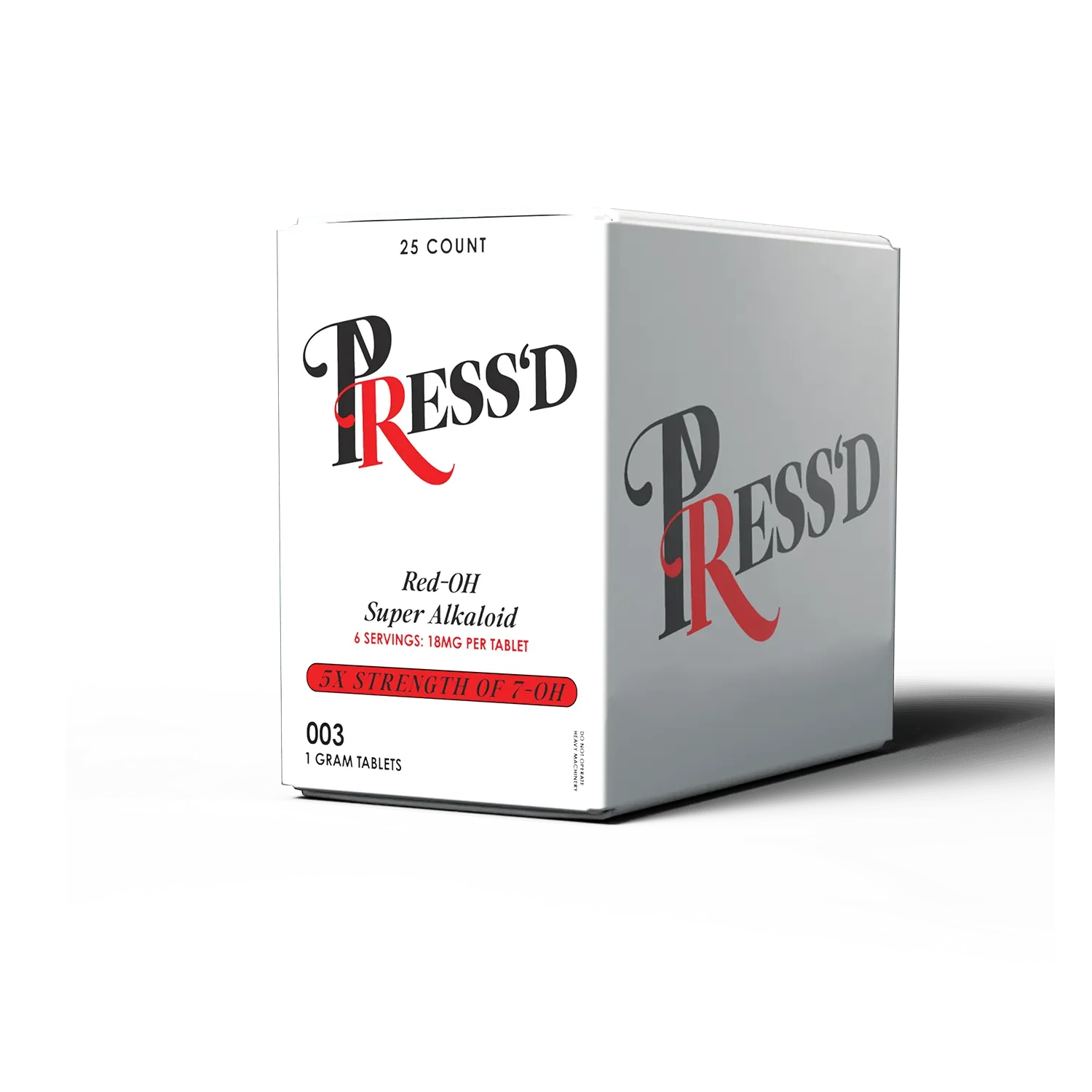 Press'd Red-OH Kratom Tablets (25-Pack Display) - Coastal Kratom Co