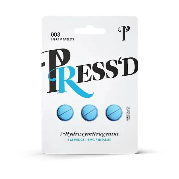 PRESS'D 7-Hydroxymitragynine Tablets 3pk - Coastal Kratom Co