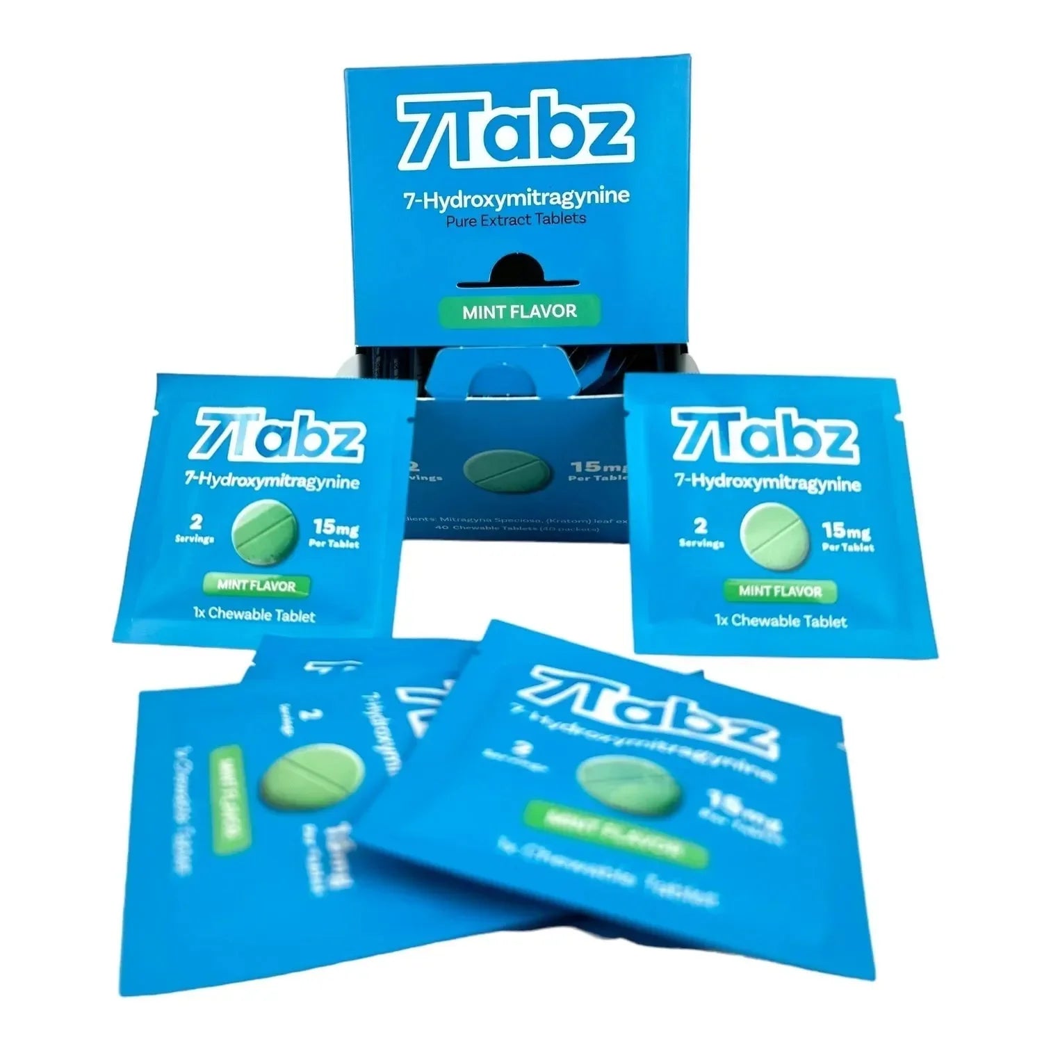 7Tabz 7-Hydroxymitragynine Tablets 15mg (Single) - Coastal Kratom Co