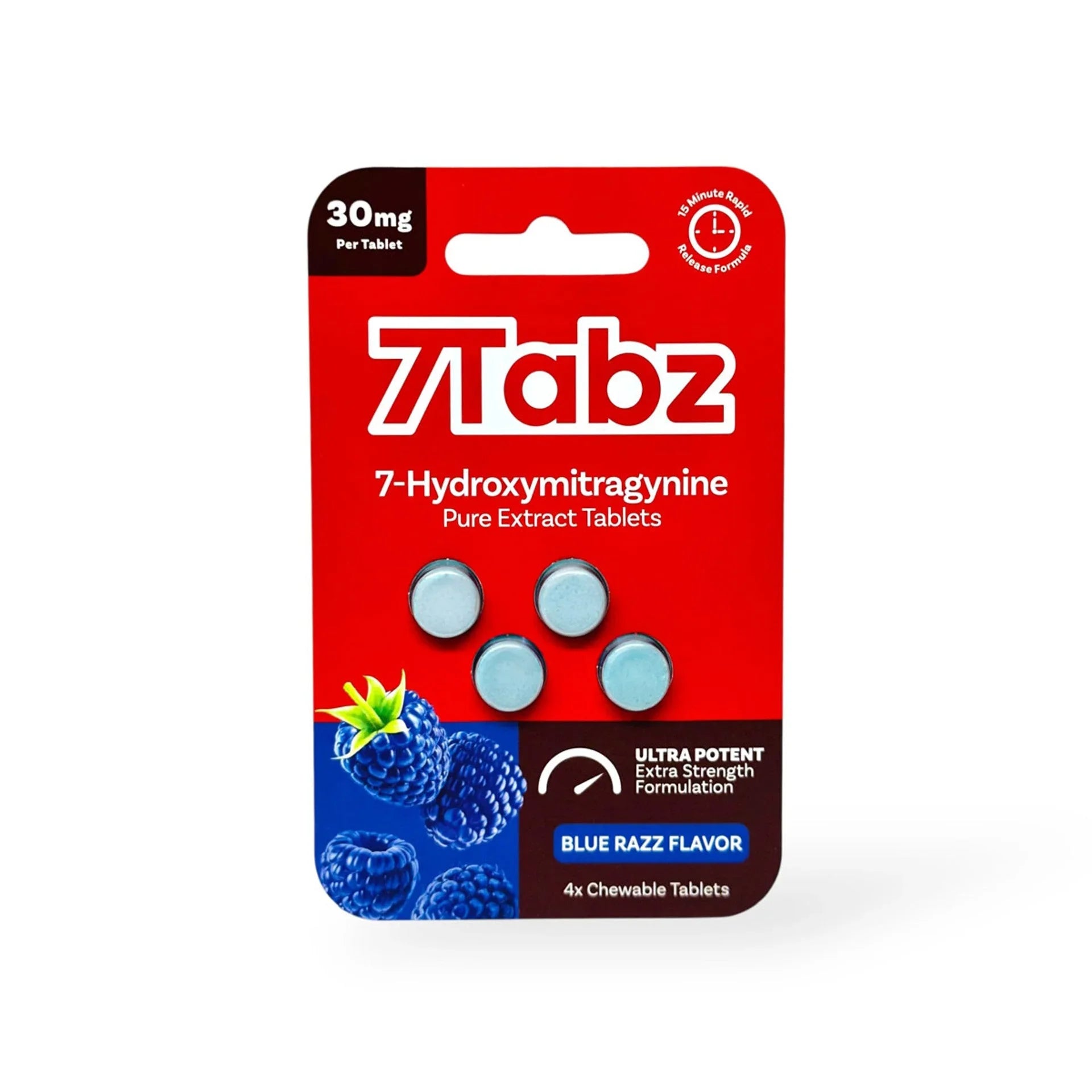 7Tabz 7-OH 30mg Tablets 120mg (4ct) - Coastal Kratom Co