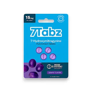 7Tabz 7-Hydroxymitragynine Kratom Tablets 10pk 40 Tabs - Coastal Hemp Co
