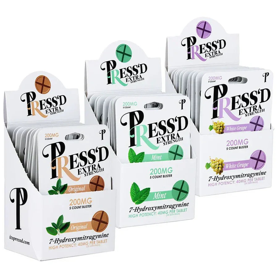 PRESS'D Extra Strength 7-OH Tablets (25-pk) - Coastal Kratom Co