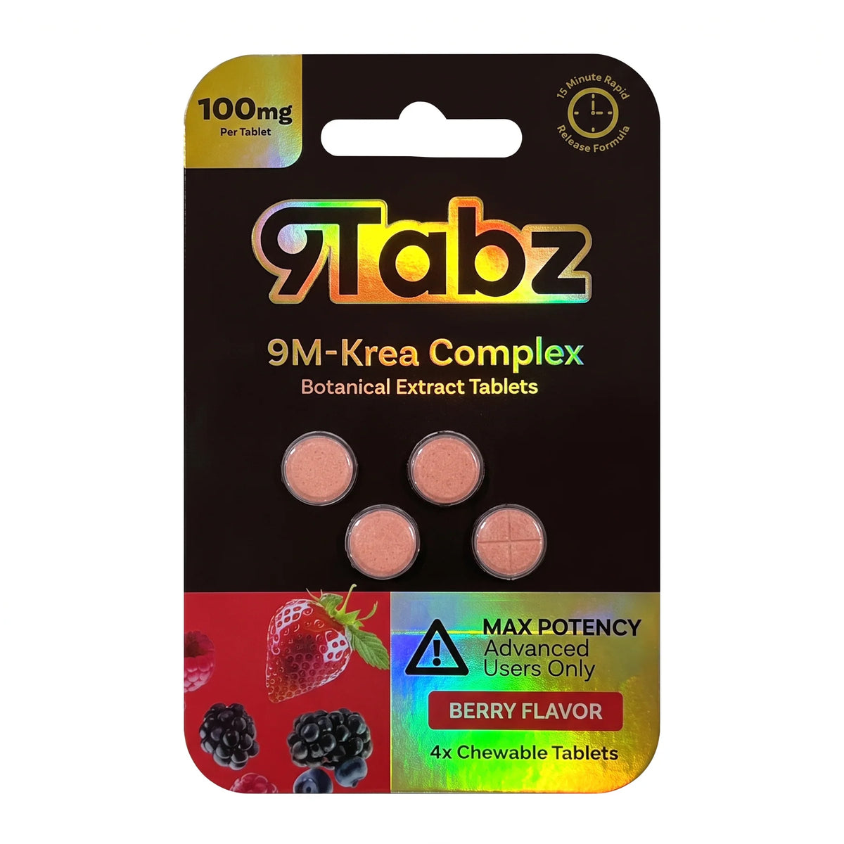 9Tabz Tablets Botanical Blend Tablets 400mg 4-Count