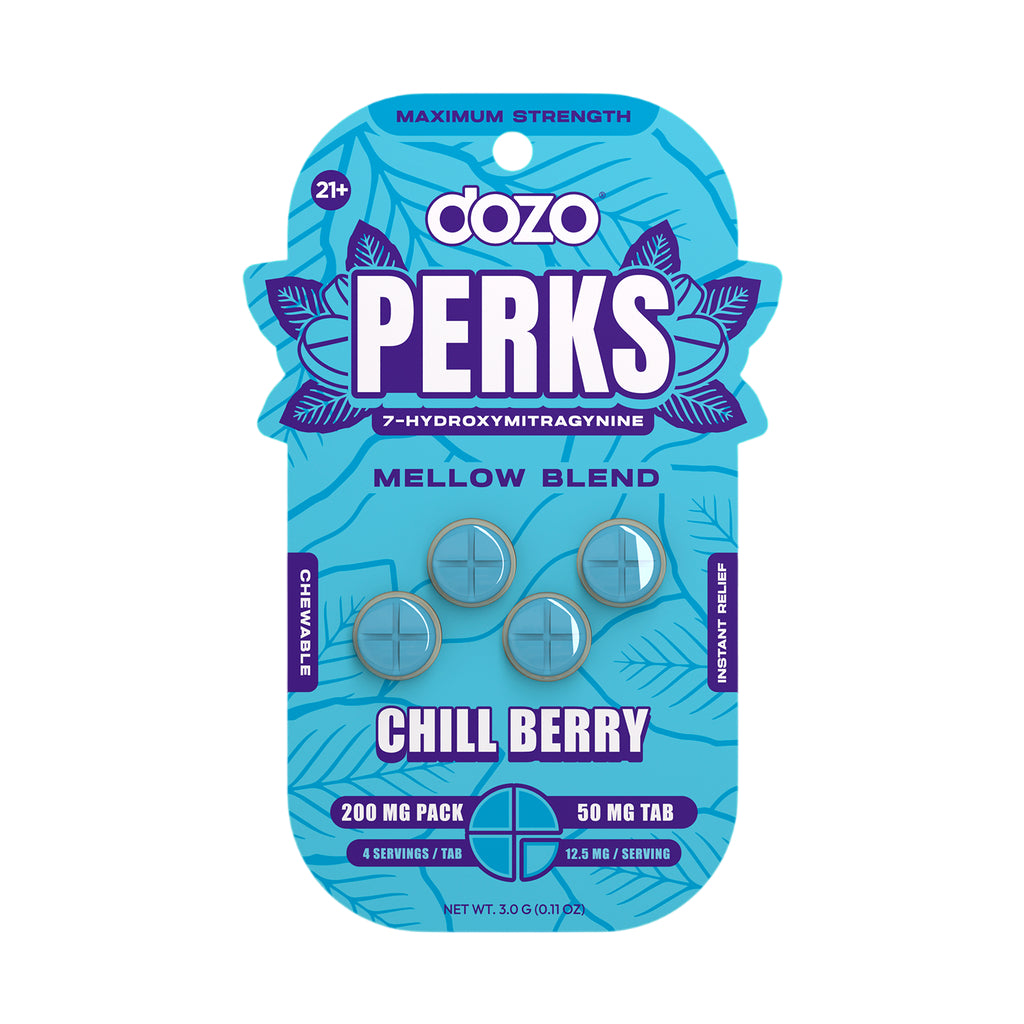 Dozo PERKS 7-Hydroxy Tablets Euphoria Blend 200mg