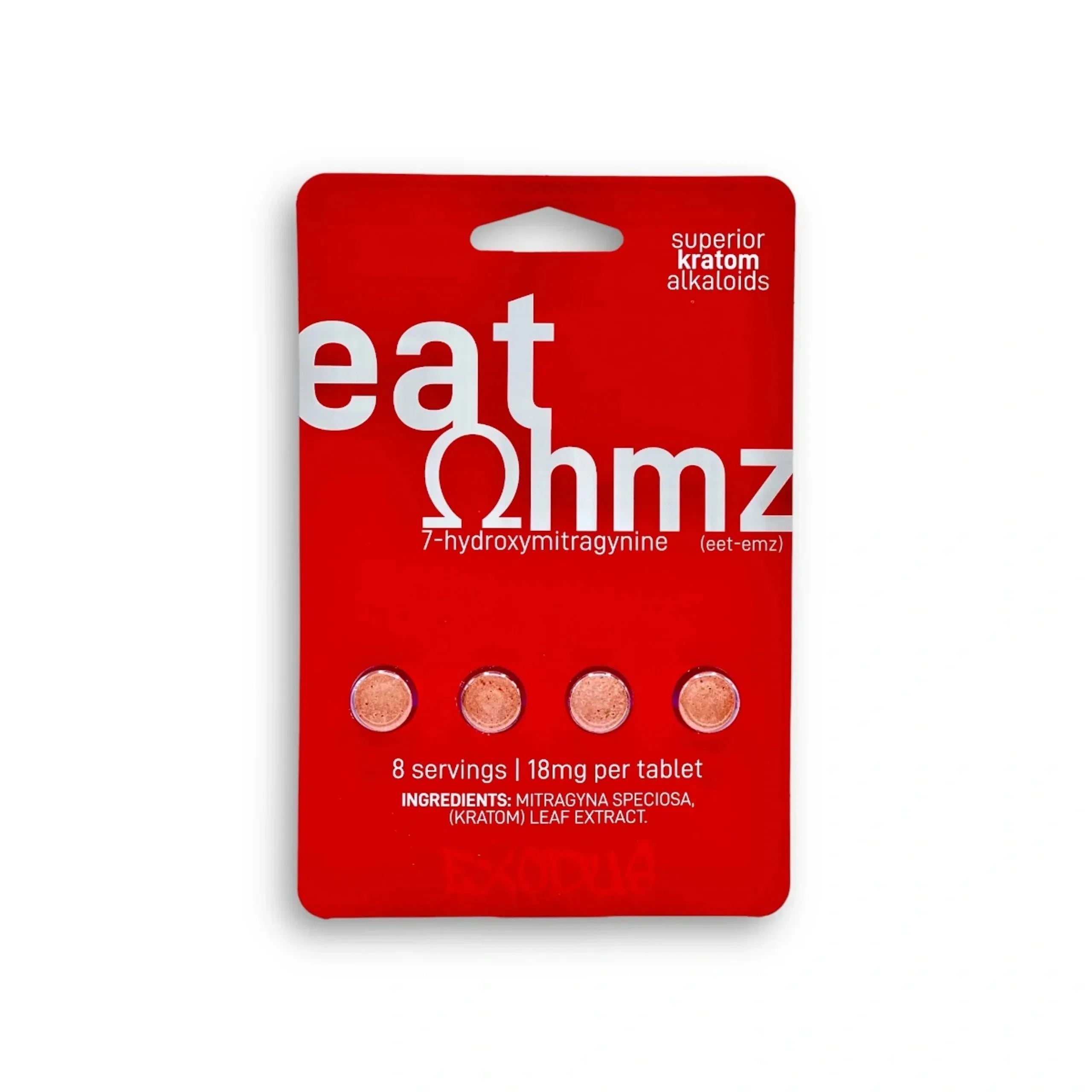 Eat Ohmz 7-Hydroxy Tablets 18mg Pack - Coastal Kratom Co