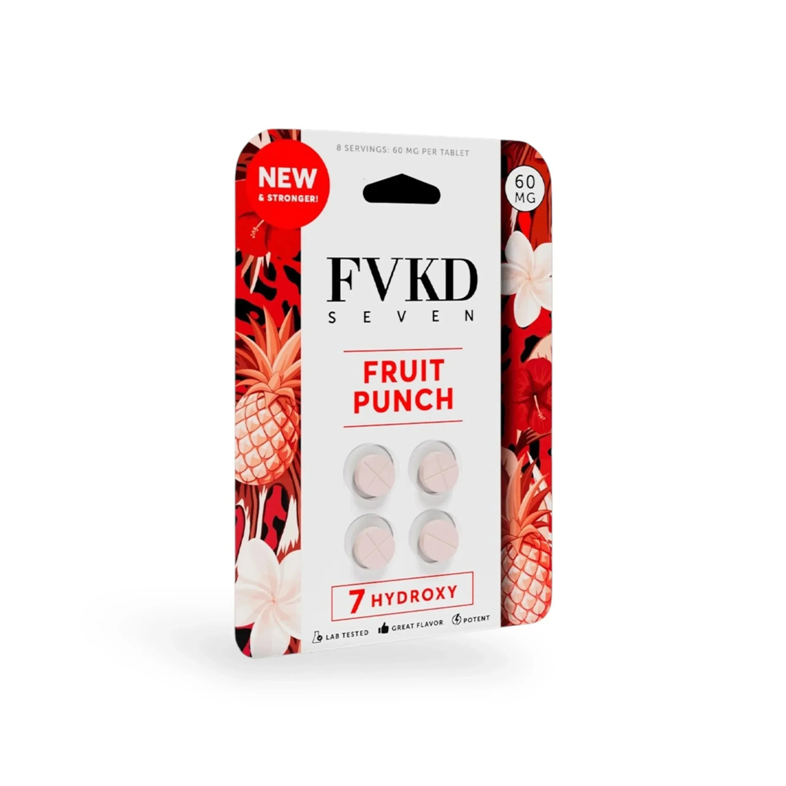 FVKD SEVEN 7-Hydroxy Chewable Tablets 60mg 4pk - Coastal Kratom Co