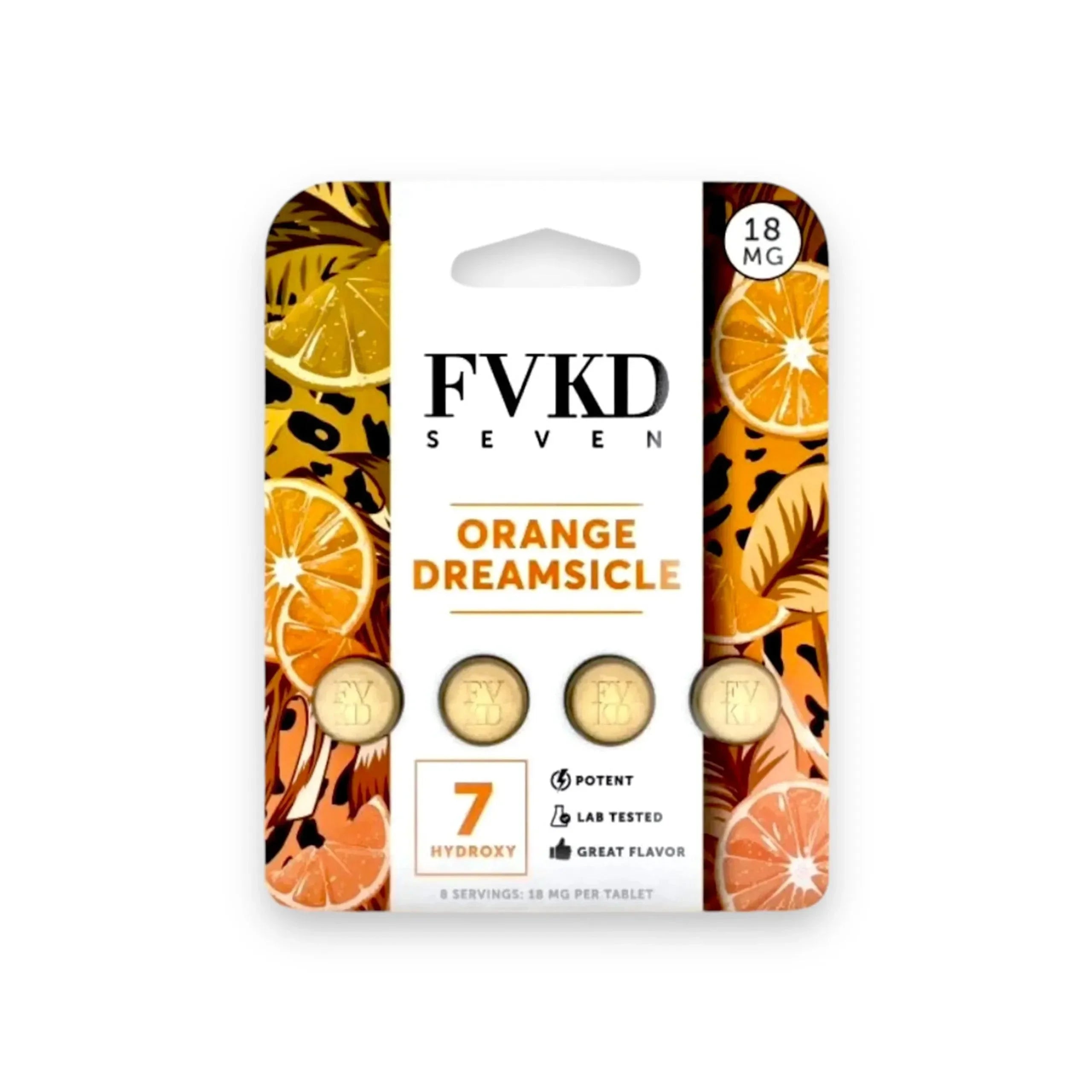 FVKD SEVEN 7-Hydroxy 4pk Kratom Tablets (18mg) - Coastal Kratom Co