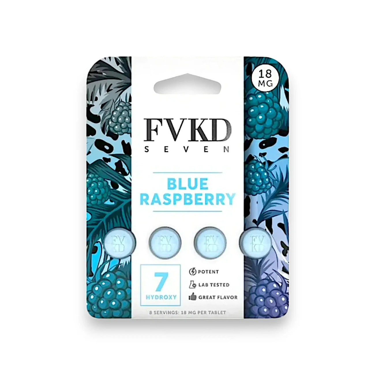 FVKD SEVEN 7-Hydroxy 4pk Kratom Tablets 18mg Get FVKD Coastal Hemp Co