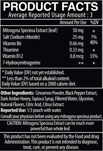 MIT45 GO Kratom Extract Syrup MIT45 Coastal Hemp Co