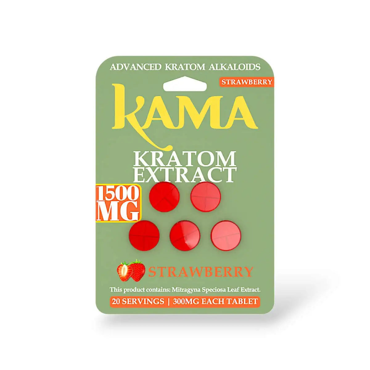 Kama Kratom Extract | 300mg | 5ct | 1500mg