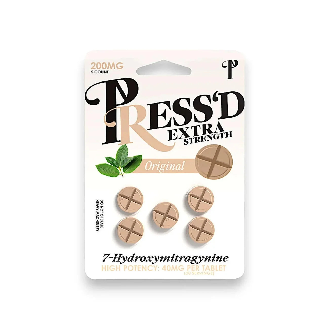 PRESS'D Extra Strength 7-OH Tablets 5-pk Trippy Sugar Coastal Hemp Co