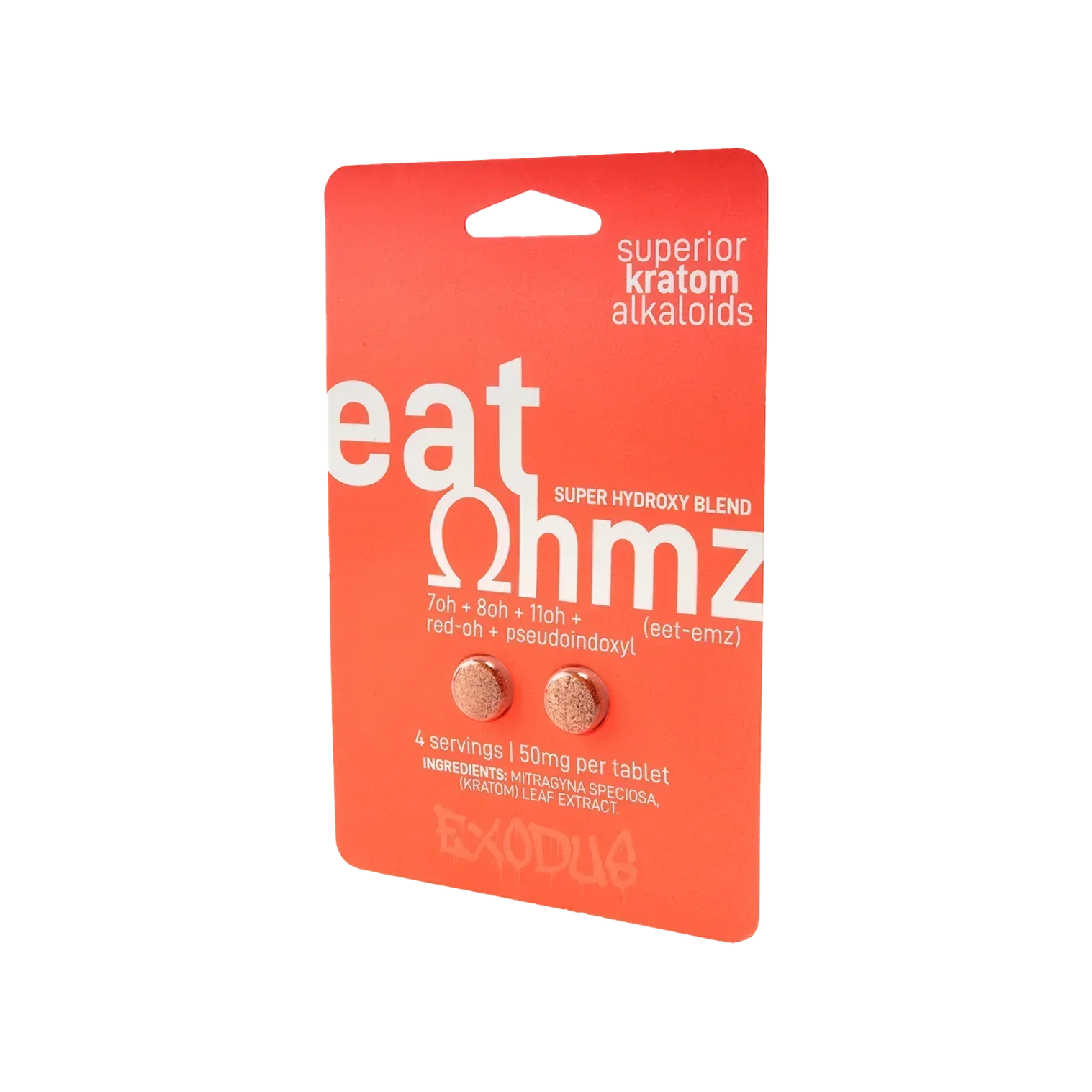 Eat Ohmz Super 7-Hydroxy Tablets 100mg 2Ct - Coastal Kratom Co