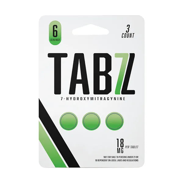 Tabz 7-Hydroxymitragynine Kratom 7-OH Tablets 18mg Cali Extrax Coastal Hemp Co