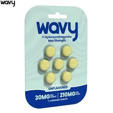 Wavy 7-Hydro Max Strength 30mg (7pk) - Coastal Kratom Co