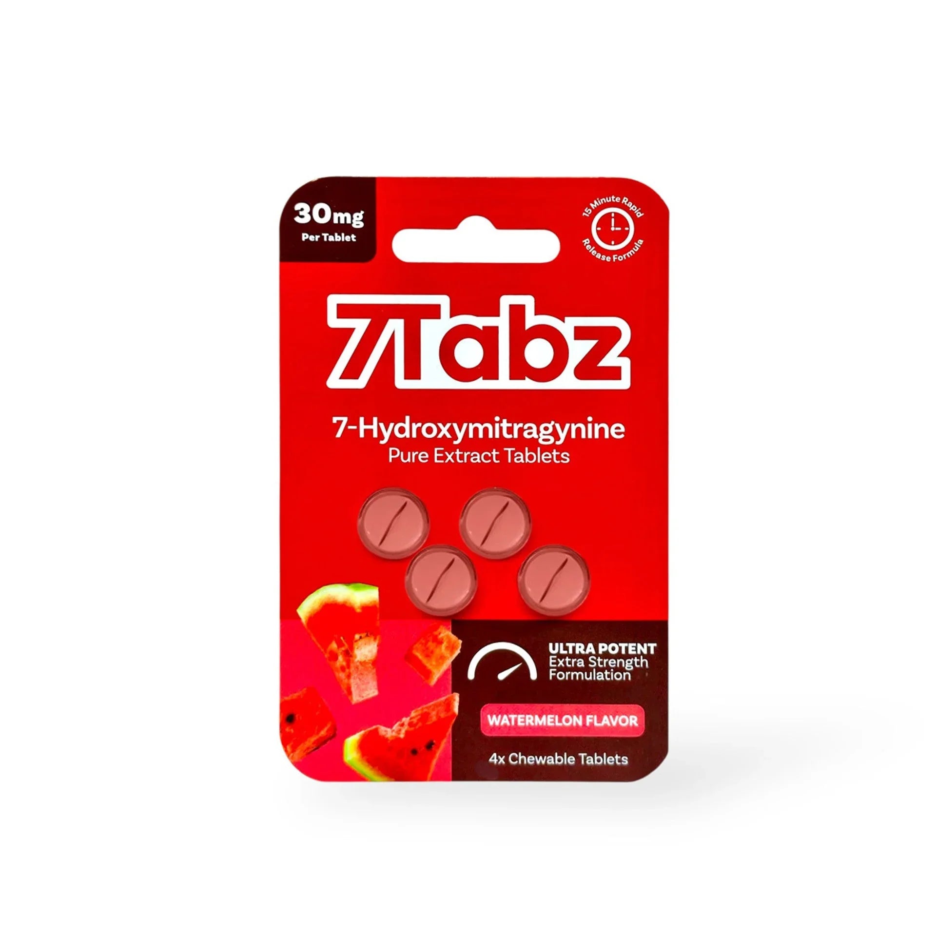 7Tabz 7-OH 30mg Tablets 120mg (4ct) - Coastal Kratom Co